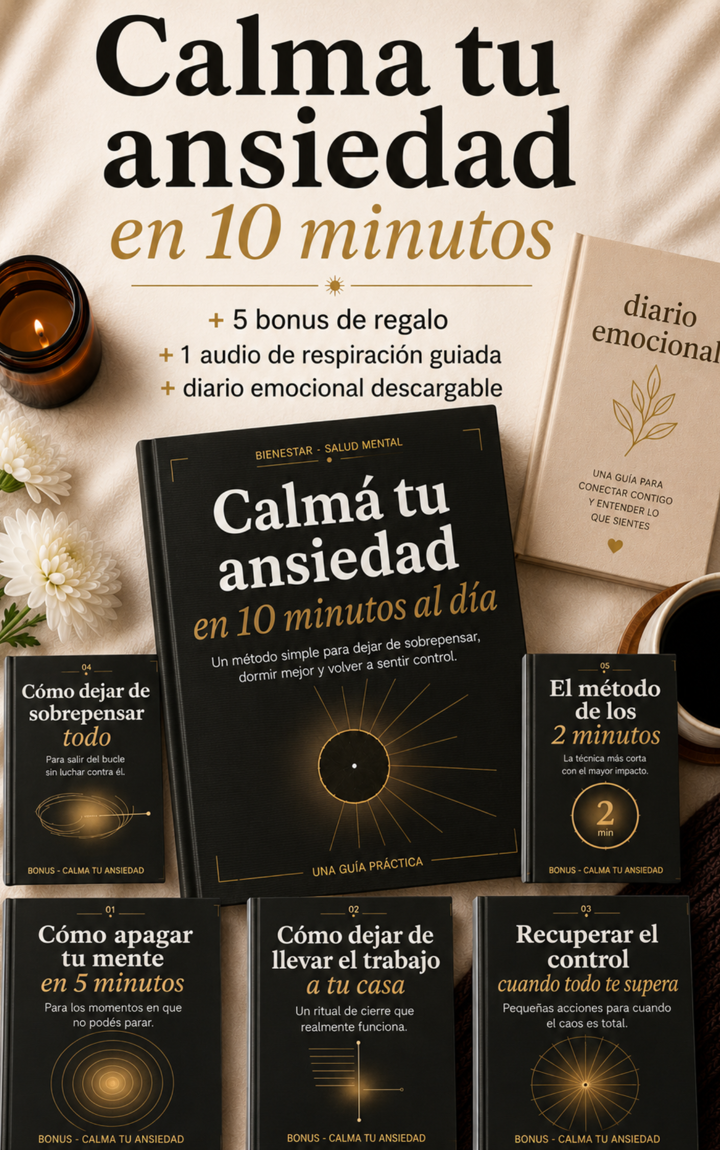 ✨ Calmá tu ansiedad en 10 minutos — El Sistema Completo